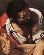 The Crucifixion of Saint Peter (detail 1) 1600 - (Michelangelo) Caravaggio