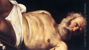 The Crucifixion of Saint Peter (detail 2) 1600 - (Michelangelo) Caravaggio