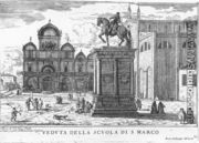 Santi Giovanni e Paolo and the Scuola di San Marco 1704 - Luca Carlevaris