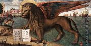 The Lion of St Mark (detail 1) 1516 - Vittore Carpaccio