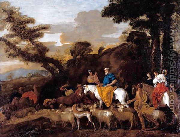 Jacob Leading the Flocks of Laban c. 1632 - Giovanni Benedetto Castiglione