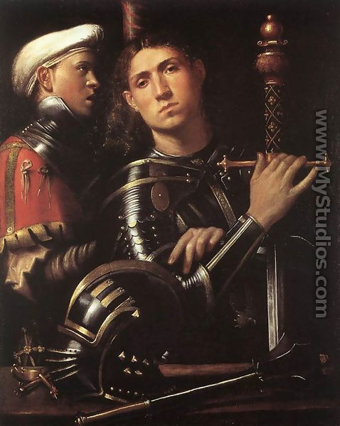Warrior with Equerry 1518-22 - Paolo Cavazzola