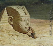Listening to the Sphinx (1863) - Elihu Vedder