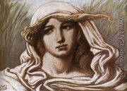Head of a Young Woman 1898 - Elihu Vedder