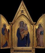 Madonna and Child with Sts Peter and John the Evangelist  1360 - Nardo di Cione