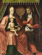 Virgin and Child with St Anne - Antoon Claeissens