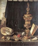 Still-life with Great Golden Goblet 1624 - Pieter Claesz.