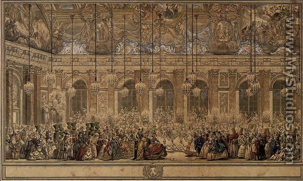 The Masked Ball Given by the King 1745 - Charles-Nicolas II Cochin