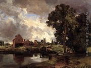 Dedham Lock and Mill c. 1818 - John Constable