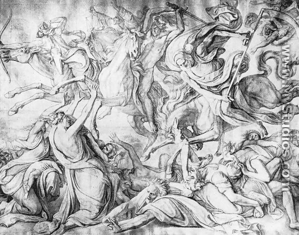The Riders of the Apocalypse c. 1845 - Peter von Cornelius