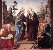 The Visitation with Sts Nicholas and Anthony 1489-90 - Piero Di Cosimo