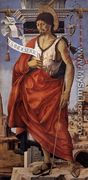 St John the Baptist (Griffoni Polyptych) 1473 - Francesco Del Cossa
