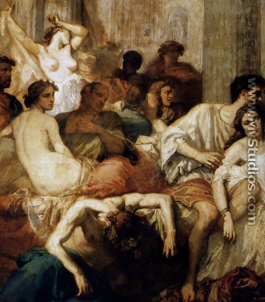 The Romans of the Decadence (detail 1) 1847 - Thomas Couture