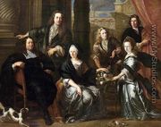 Portrait of a Family 1694 - Jan Anthonie Coxie