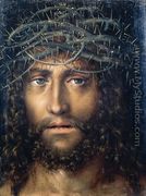 Head of Christ Crowned with Thorns c. 1510 - Lucas The Elder Cranach