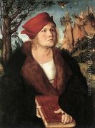 Portrait of Dr. Johannes Cuspinian c. 1502 - Lucas The Elder Cranach