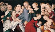 Christ Blessing the Children 1540s - Lucas The Younger Cranach