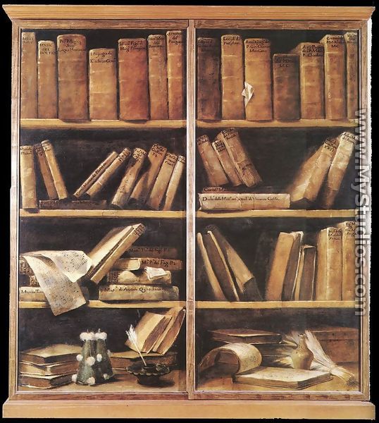 Bookshelves c. 1725 - Giuseppe Maria Crespi