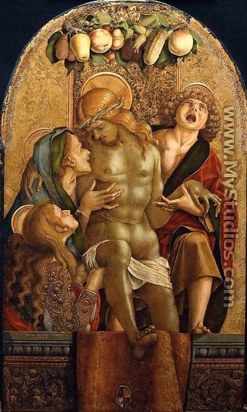 Lamentation over the Dead Christ 1485 - Carlo Crivelli
