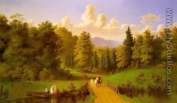 An Afternoon Outing 1875 - Johann M. Culverhouse