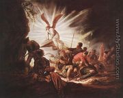 The Angel Is Opening Christ's Tomb c. 1640 - Benjamin Gerritsz. Cuyp