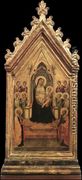 Madonna and Child Enthroned with Angels and Saints 1334 - Bernardo Daddi