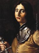 Portrait of a Young Soldier with a Lance - Cesare Dandini