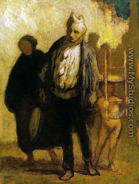 Wandering Saltimbanques 1847-50 - Honoré Daumier