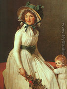 Portrait of Madame Seriziat 1795 - Jacques Louis David