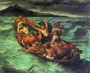 Christ on the Lake of Gennesaret - Eugene Delacroix