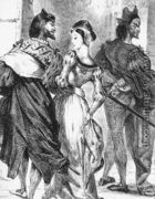 Faust Trying to Seduce Margarete (detail) 1828 - Eugene Delacroix