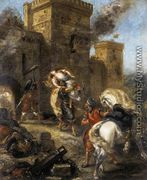 The Abduction of Rebecca 1858 - Eugene Delacroix