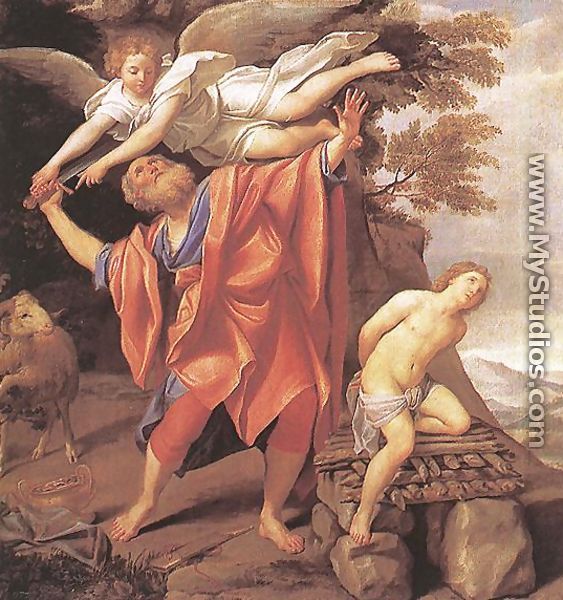 The Sacrifice of Isaac 1627-28 - Domenichino (Domenico Zampieri)
