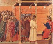 Christ Before Pilate Again 1308-11 - Duccio Di Buoninsegna