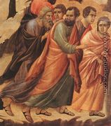 Christ Taken Prisoner (detail 1) 1308-11 - Duccio Di Buoninsegna