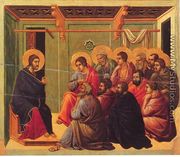 Christ Taking Leave of the Apostles 1308-11 - Duccio Di Buoninsegna