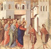 Healing of the Blind Man 1308-11 - Duccio Di Buoninsegna