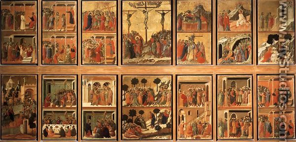Stories of the Passion (Maesta, verso) 1308-11 - Duccio Di Buoninsegna