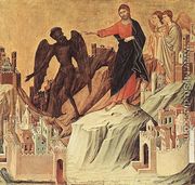 Temptation on the Mount (detail) 1308-11 - Duccio Di Buoninsegna
