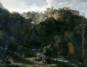 A View of Tivoli with the Teverone Flowing Beneath - Gaspard Dughet
