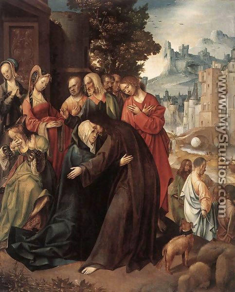 Christ Taking Leave of his Mother c. 1515 - Cornelius Engebrechtsz