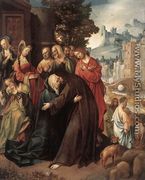 Christ Taking Leave of his Mother c. 1515 - Cornelius Engebrechtsz