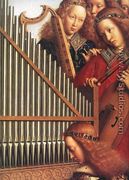 The Ghent Altarpiece- Angels Playing Music (detail 3) 1426-27 - Jan Van Eyck