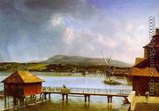 The Old Port of Geneva 1785 - Francois Ferriere