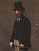 Portrait of Edouard Manet 1867 - Ignace Henri Jean Fantin-Latour