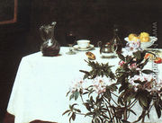 Still Life- The Corner of a Table 1873 - Ignace Henri Jean Fantin-Latour