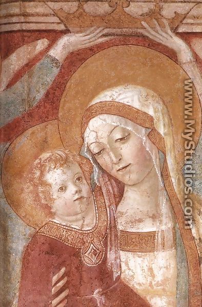 Madonna and Child with Angels (detail) c. 1468 - Francesco Di Giorgio Martini