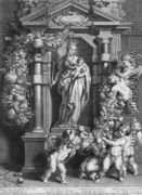 Mary Queen of Heaven - Cornelis Galle