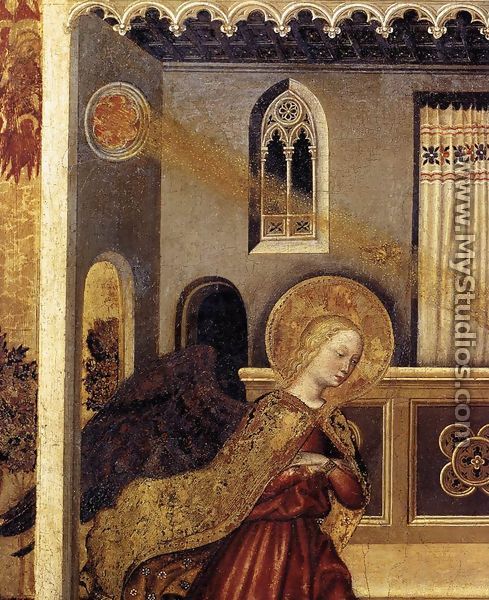 Annunciation (detail) c. 1425 - Gentile Da Fabriano