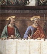 Last Supper (detail 1) c. 1486 - Domenico Ghirlandaio